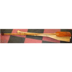 WOODEN OAR LOT