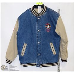 MICKEY MOUSE JEAN JACKET SIZE LARGE.