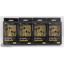 LOT OF 4 HEARBUD HEADPHONES