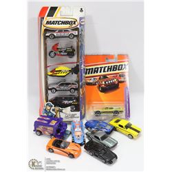 FLAT OF MATCHBOX & HOTWHEELS CARS