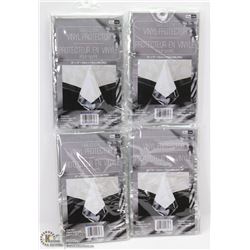 LOT OF 4 VINYL TABLECLOTH PROTECTORS