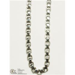 30) STAINLESS STEEL VENETIAN MEN'S NECKLACE