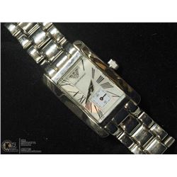 48) EMPORIO ARMANI STAINLESS STEEL 5 ATM WATCH