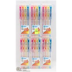 LOT OF 24 GEL PENS