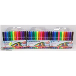 LOT OF 36 FELT MARKERS