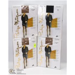 LOT OF 4 WOMENS PANTY HOSE SIZE 5 XL