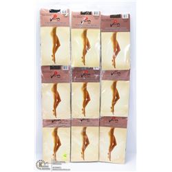 LOT OF 9 PANTYHOSE SIZE PLUS XX AND PLUS XXX