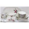 Image 1 : 28PC FLORAL CHINA SET MADE IN EAST GERMANY