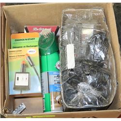 LOT OF AUTO ACCESSORIES INCL AUTO MATE CORDED