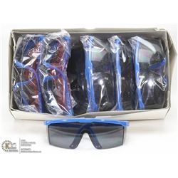 CASE OF 12 SMOKE BLUE FRAMED GLASSES