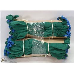 2 BUNDLES OF KOST FIRE SAFETY GLOVE LINERS - GREEN