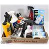 Image 1 : LARGE BOX OF AUTO CARE ITEMS AND HOUSEHOLD
