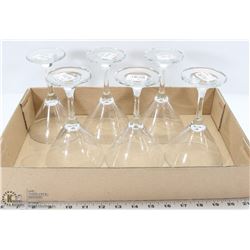 LOT OF 6 NEW MARTINI GLASSES