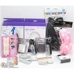 LARGE BAG OF TRAVEL AND BEAUTY ACCESSORIES