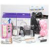 Image 1 : LARGE BAG OF TRAVEL AND BEAUTY ACCESSORIES