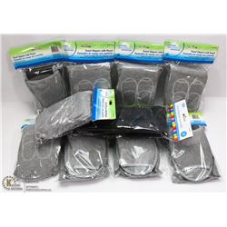 LARGE BAG OF TRAVEL SLIPPERS WITH POUCH