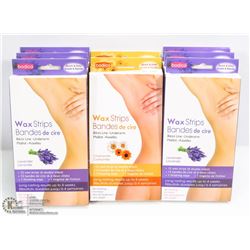 LARGE LOT OF ASSORTED WAX STRIPS