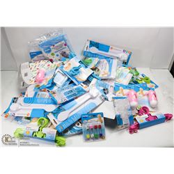 LARGE FLAT OF ASSORTED BABY PRODUCTS
