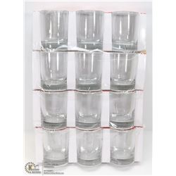 LOT OF 12 DRINK GLASSES