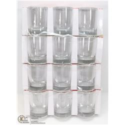 LOT OF 12 DRINK GLASSES