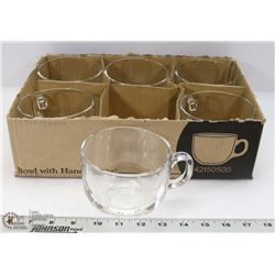 FLAT OF BOWLS WITH HANDLE 500ML
