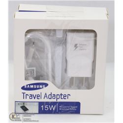 LOT OF 2 NEW SAMSUNG TRAVEL ADAPTOR CHARGER
