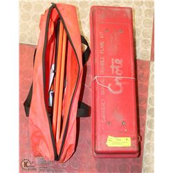 LOT OF ROAD SAFETY SUPPLIES INCL GROTE TRIANGLES