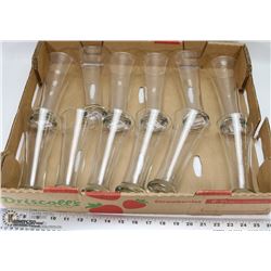 FLAT OF BEER GLASSES