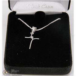 STERLING SILVER WRAPPED CROSS BY RADIANCE