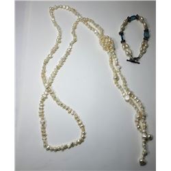 19 - NATURAL FRESHWATER PEARL SET