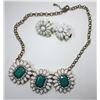 Image 1 : 18 -VINTAGE  TURQUOISE, CLEAR