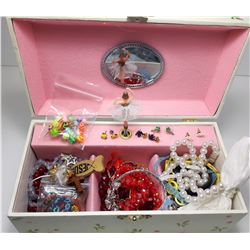 2 - LITTLE GIRL'S MUSICAL JEWELRY BOX
