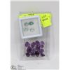 Image 1 : AMETHYST GEMSTONES (2 DIFFERENT COLOURS)