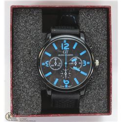 NEW GT GRAND TOURING MENS WATCH RUBBER STRAP.