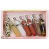 Image 1 : LOT OF SEVEN ASSORTED SEMI-PRECIOUS PENDANTS.