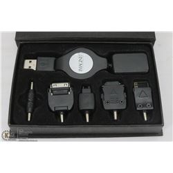 FULL CHARGER PIECE KIT WITH MANY ADAPROT ENDS