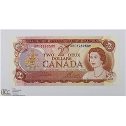 1974 UNCIRCULATED CANADIAN $2 BANK NOTE
