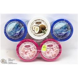 LOT OF 5 200ml BODY BUTTER CREAMS
