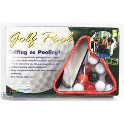 NEW GOLF POD GOLFING AS POOLING GAME