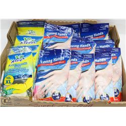 FLAT OF DISPOSABLE GLOVES