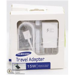 LOT OF 2 NEW SAMSUNG TRAVEL ADAPTOR CHARGER
