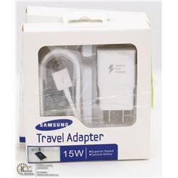 LOT OF 2 NEW SAMSUNG TRAVEL ADAPTOR CHARGER