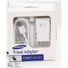 LOT OF 2 NEW SAMSUNG TRAVEL ADAPTOR CHARGER