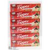 6 BOXES OF MEDIUM ZIPPER STORAGE BAGS