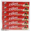 6 BOXES OF ZIPPER STORAGE BAGS (10.5" X 11")