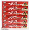 6 BOXES OF ZIPPER STORAGE BAGS (10.5" X 11")