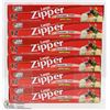 6 BOXES OF ZIPPER STORAGE BAGS (10.5" X 11")