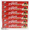 6 BOXES OF ZIPPER STORAGE BAGS (10.5" X 11")