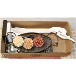 FLAT OF SHOWHOME DECOR.