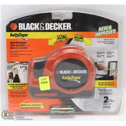 BLACK AND DECKER 25' POWERED TAPE MEASURE